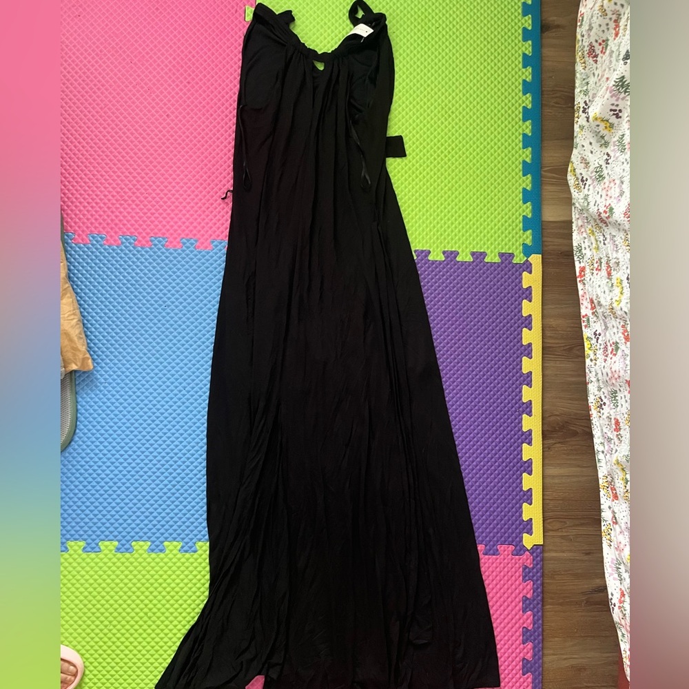Ann taylor Halter black dress
